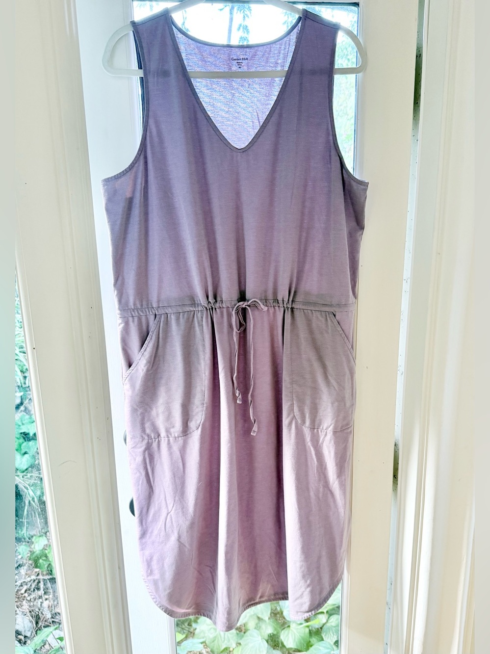 Garnet Hill Lavender Easy Knit Tank Dress